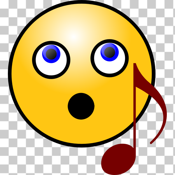 choir,emoticon,music,musical note,orchestra,singing,Smiley,svg,freesvgorg