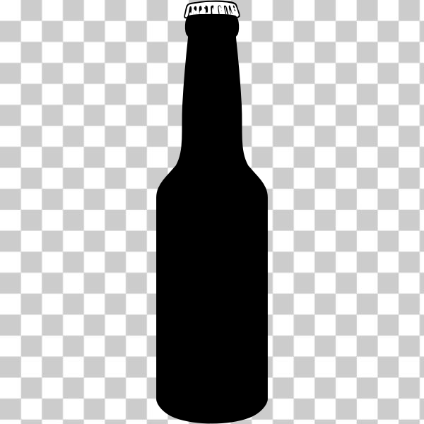 beer,beer bottle,beverage,bottle,clip art,clipart,drink,glass bottle,Beer bottle,svg,freesvgorg