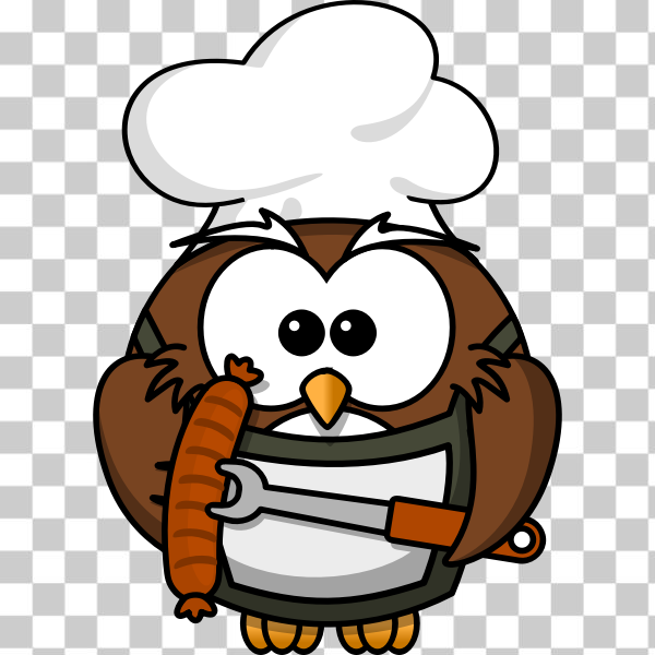 animal,barbecue,bird,cartoon,cook,creatures,funny,grill,Animals Play Dress-up,svg,freesvgorg
