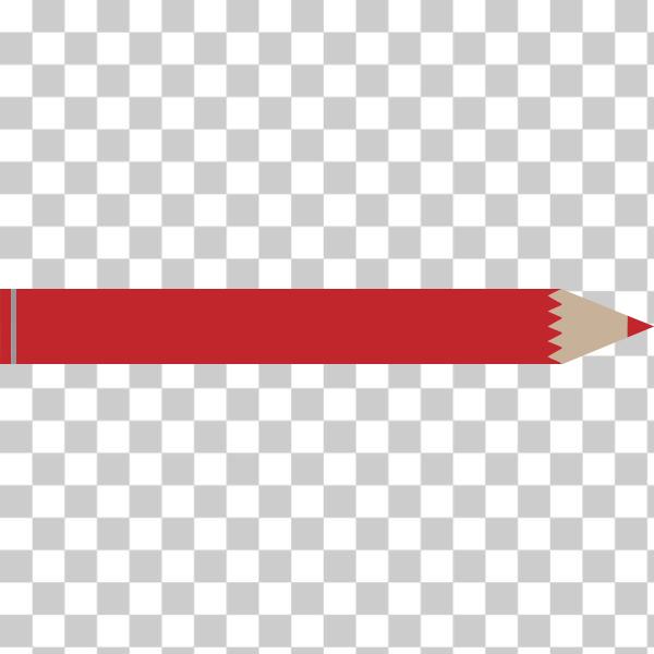 crayon,drawing,horizontal,implement,pencil,red,svg,writing,freesvgorg