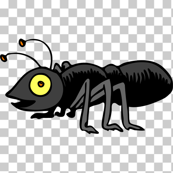 animal,ant,beetle,bug,cartoon,chibi,insect,svg,freesvgorg