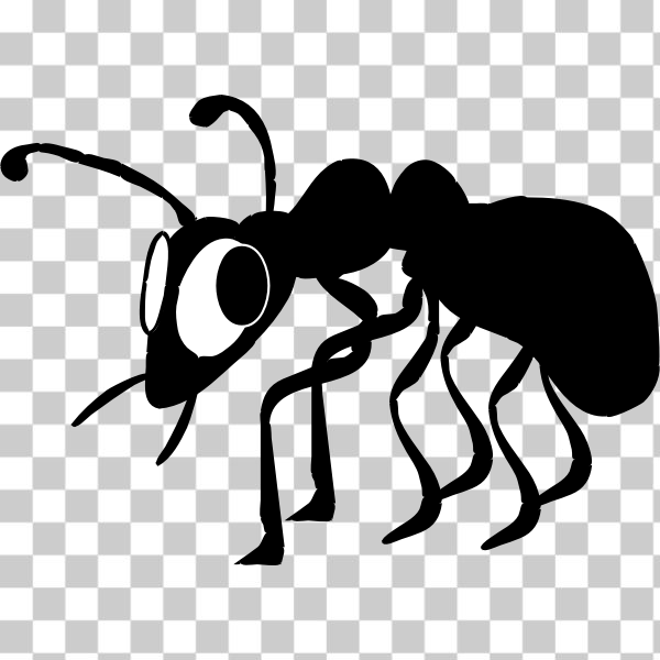 animal,ant,beetle,black,cartoon,insect,svg,freesvgorg