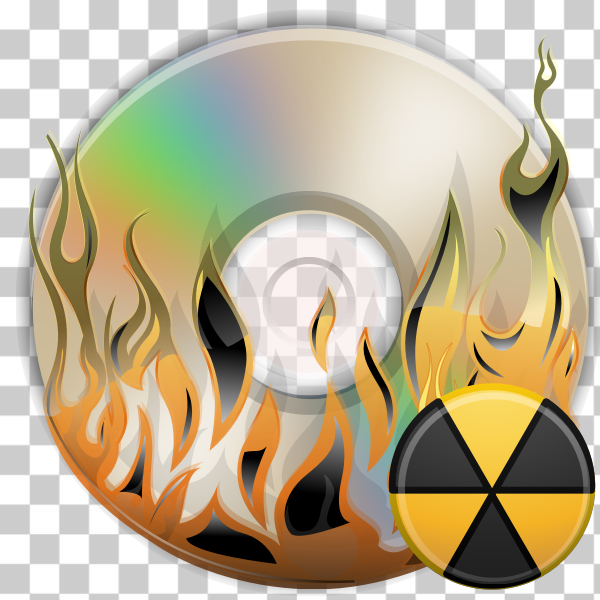 burn,burning,computer,disk,icon,svg,yellow,freesvgorg