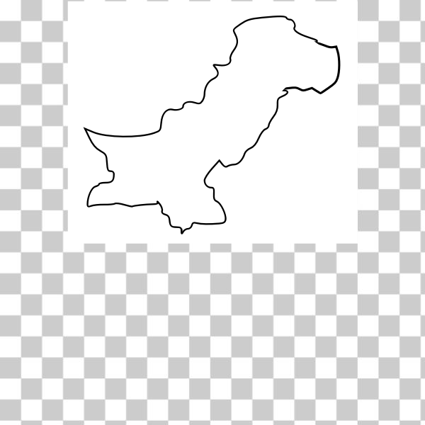 border,country,islam,map,outline,Pakistan,svg,freesvgorg