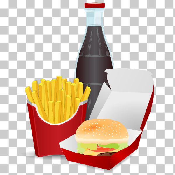 cheeseburger,coke,fast food,food,french fries,fries,Hamburger,Fast food,French fries,Foodstuffs-cws,svg,freesvgorg