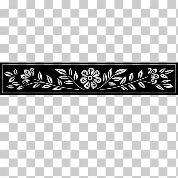 banner,flowers,old,style,svg,vintage,woodcut,freesvgorg
