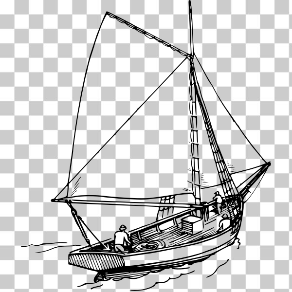 black,boat,illustration,sail,sailboat,ship,white,svg,freesvgorg