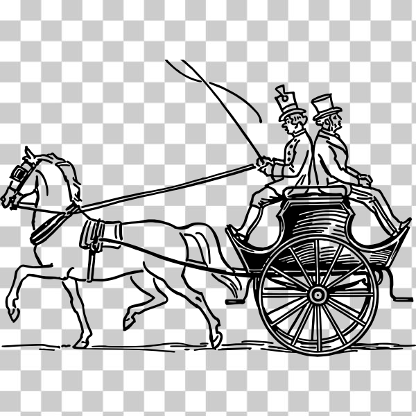 black,dog-cart,Horse,horse-drawn,svg,transport,vehicle,dogcart,freesvgorg