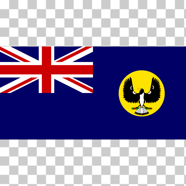 freesvgorg,Australia,bird,blue,flag,svg,union jack,Western,clipart_issue,Western Australia