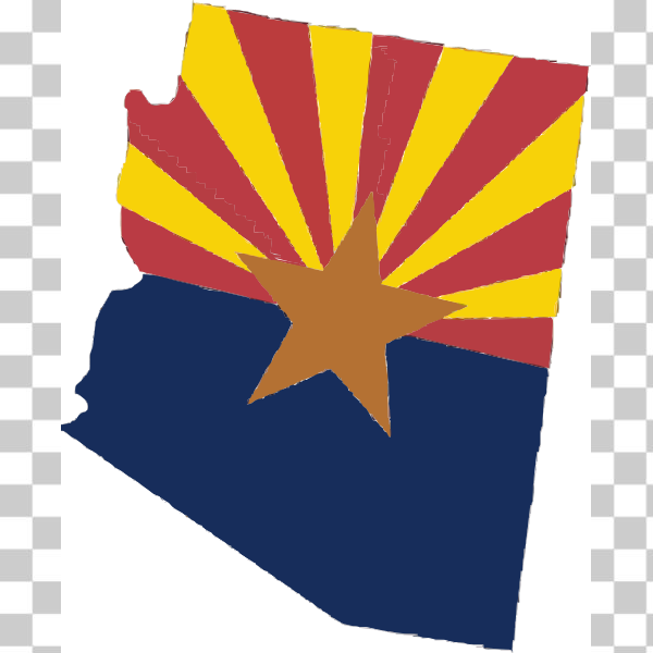 freesvgorg,Arizona,blue,geographical,map,state,svg,upload2openclipart,US,vectorized,filter autotrace