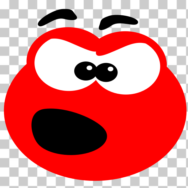 anger,angry,Blob,face,red,round,svg,MSB,freesvgorg