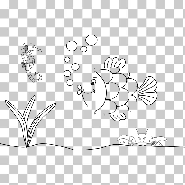 coloring book,connect,count,counting,dots,education,Encouraging,fish,Coloring book,Dive Into A Book - Summer Reading 2016,svg,freesvgorg