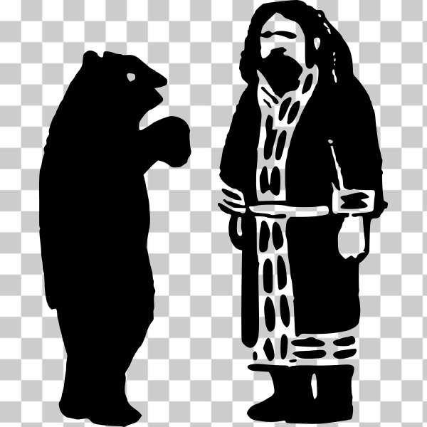 aboriginal,Ainu,bear,culture,history,japan,Japanese,First nation,svg,freesvgorg