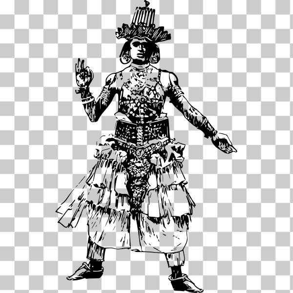 19th century,19th-century,Asia,asian,Ceylon,clothes,costume,man,Sri Lanka,Semi-Realistic People,Sri Lankan,svg,freesvgorg