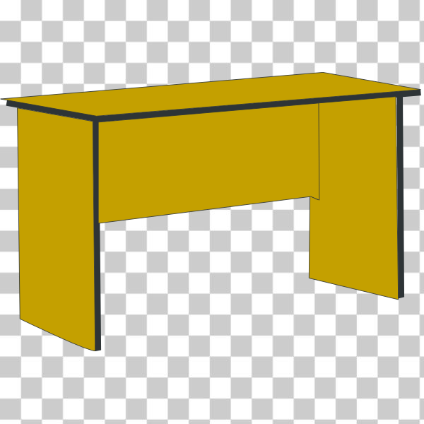 color,colour,desk,furniture,svg,yellow,freesvgorg