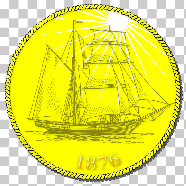 antique,coin,currency,gold,golden,ship,yellow,Rope Ring,Golden Coin,Ocean and beach,svg,freesvgorg