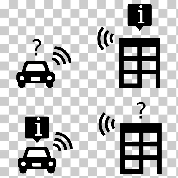 automobile,black,building,car,cloud,connected,data,svg,freesvgorg