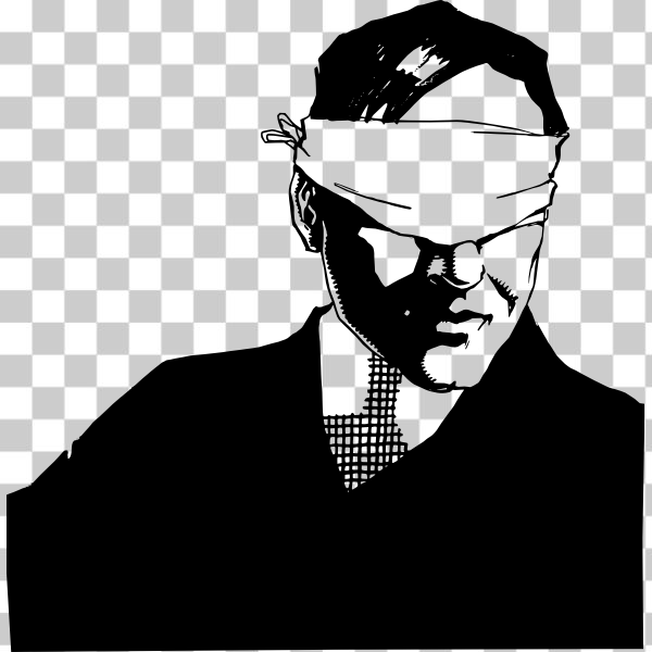 A Blindfolded Man · Free Stock Photo