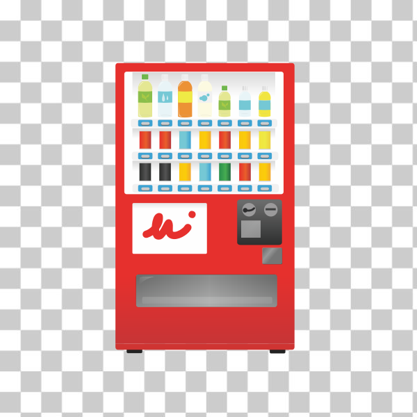 coins,cola,drink,japan,machine,Soda,svg,vending,freesvgorg