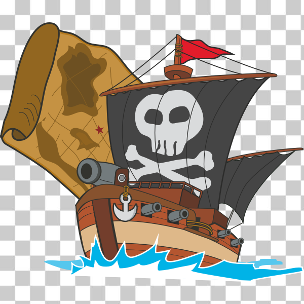 cannons,drawing,map,pirate,sails,ship,svg,freesvgorg