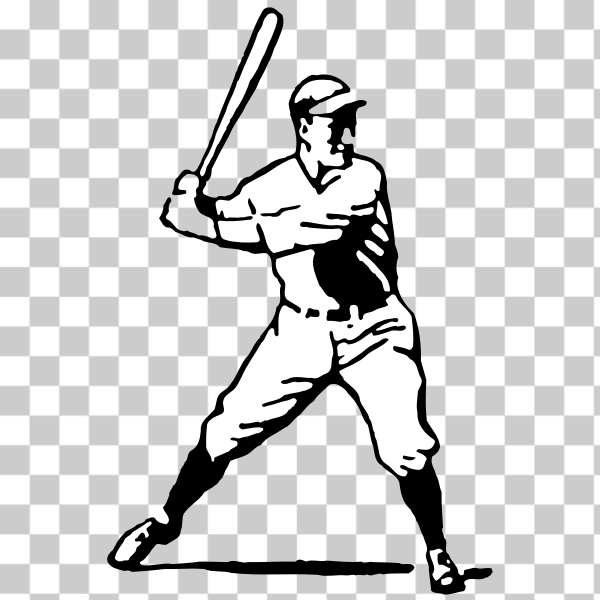 Cartoon Baseball Player Royalty Free SVG, Cliparts, Vectors, and Stock  Illustration. Image 5042139.