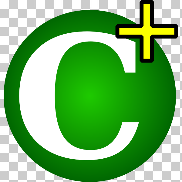 C,class,green,java,letter,new,svg,symbol,white,freesvgorg