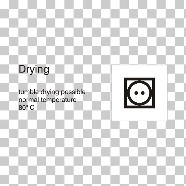 Tumble dry - Free signs icons