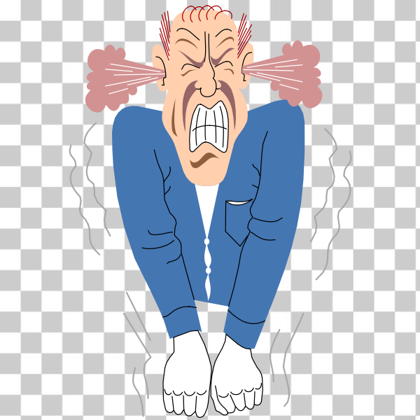 anger,clipart,emotions,Feelings,human,icon,mad,Comic characters,svg,freesvgorg
