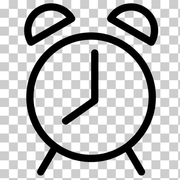 Alarm Clock,clipart,clock,icon,silhouette,svg,vector,Alarm clock,freesvgorg