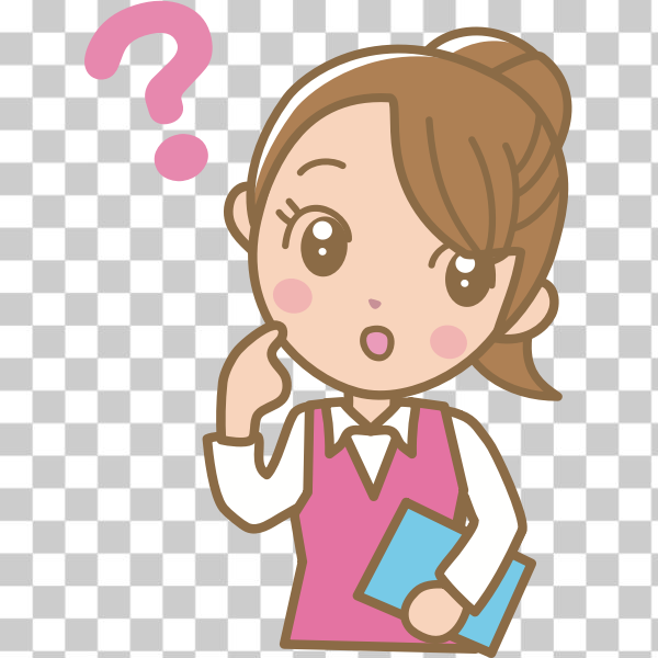 business,cartoon,comic,cute people,decision,female,girl,Comic characters,svg,freesvgorg