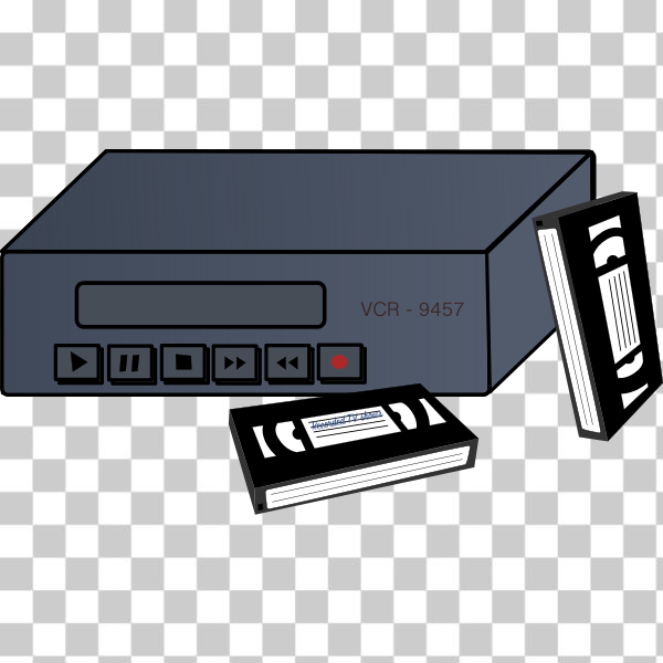 Free SVG VCR and tapes nohat.cc