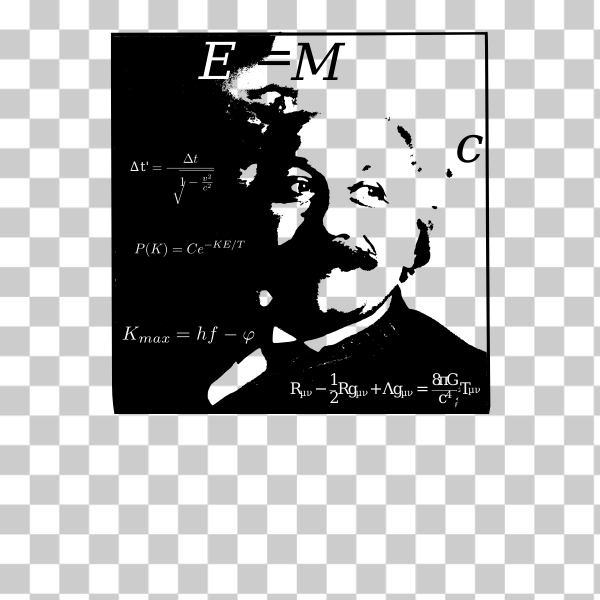 relativity,scientist,special relativity,Bose Einstein Statistics,svg,Albert Einstein,famous-people,general relativity,Genius,grayscale,light speed,Nobel,photo,photoelectric effect,physicist,freesvgorg,physics