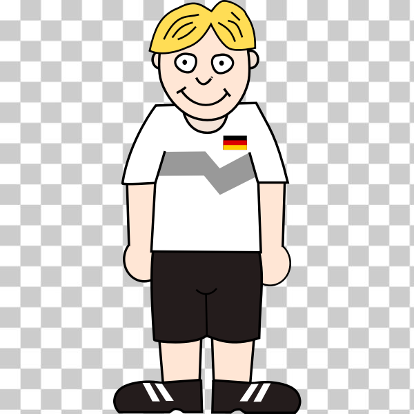 cartoon,football,Germany,player,soccer,sports,World Cup 2018,Comic characters,svg,freesvgorg