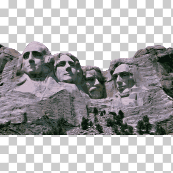 Theodore Roosevelt,svg,freesvgorg,Abraham Lincoln,Black Hills,George Washington,landmark,Mount Rushmore,presidents,South Dakota,Thomas Jefferson