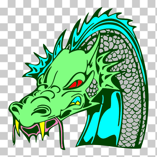 angry,animal,creature,Dragon,fictional,green,ice,monster,svg,freesvgorg