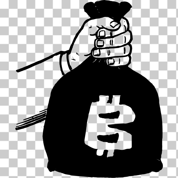 bag,Bitcoin,cash,drawing,fist,hand,money,bit+coin,remix+313215,svg,freesvgorg