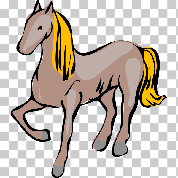 Free: SVG Horse illustration 