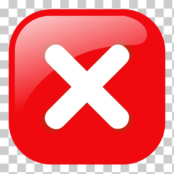 red cross mark. No warning symbol Stock Illustration
