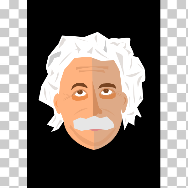 one of the two pillars of modern physics,freesvgorg,Albert,Albert Einstein,drawing,einstein,openclipart,svg,theoretical physicist,developed the general theory of relativity,famous peope,influence on the philosophy of science