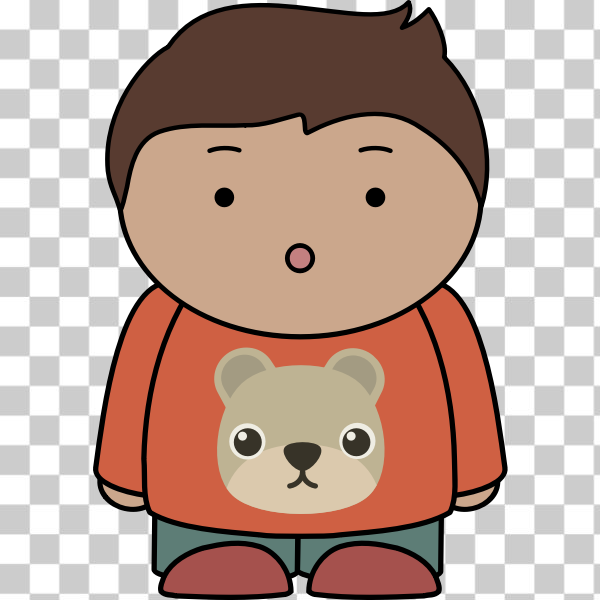 boy,character,comic,kid,startled,surprised,unexpected,Comic characters,Mix and Match,svg,freesvgorg