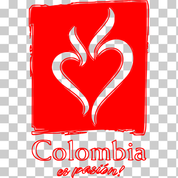 COLOMBIA ES PASION,svg,freesvgorg