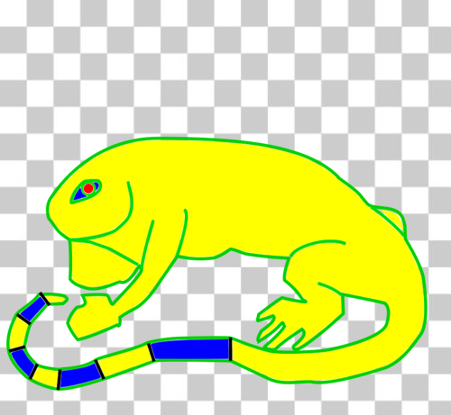 amphibian,animal,Iguana,pet,yellow,zoo,Animal figure,svg,freesvgorg