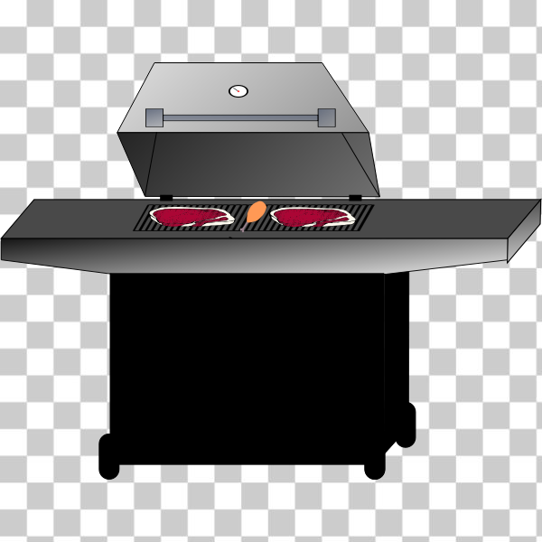 Outdoor grill,Barbecue grill,Kitchen appliance accessory,cookout,svg,freesvgorg,barbecue,bbq,cuisine,furniture,grill,picnic,table,Kitchen appliance