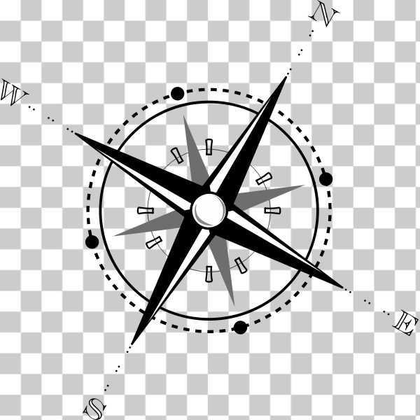 BLUE COMPASS.ai Royalty Free Stock SVG Vector and Clip Art