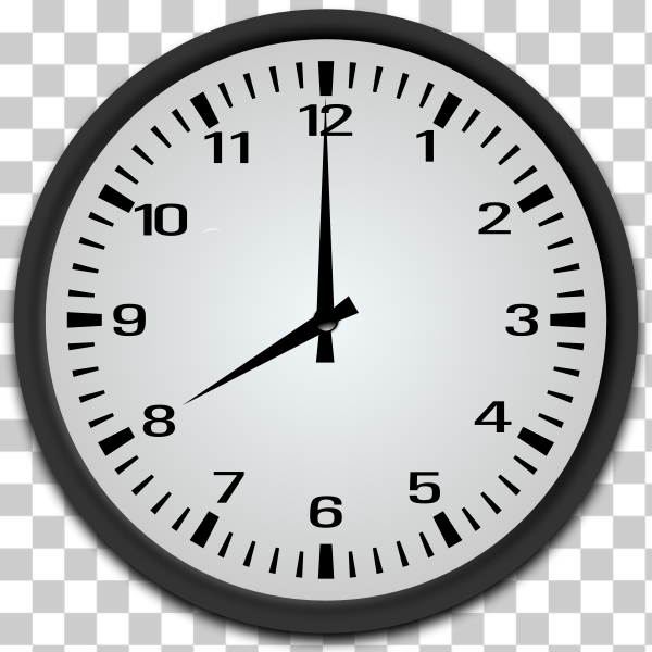 clock,time,Wall clock,Analog watch,analog clock,8 oclock,svg,freesvgorg