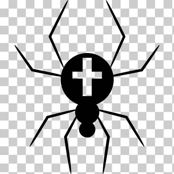 clip-art,cross,emblem,graphics,line,Logo,pest,spider,symbol,symmetry,svg,freesvgorg