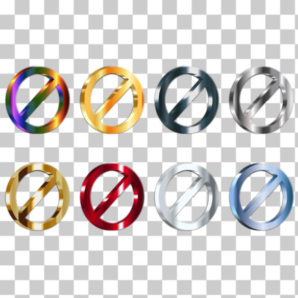 3D,circle,font,metal,metallic,no,prohibited,rim,shaded,shading,Auto part,svg,freesvgorg
