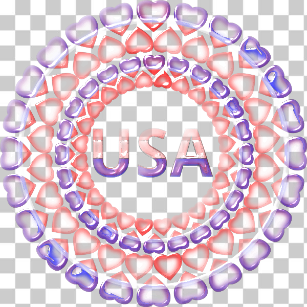 America,circle,clip-art,font,glossy,graphics,heart,line,Logo,pattern,pink,shiny,symbol,type,typography,4th of July,svg,freesvgorg