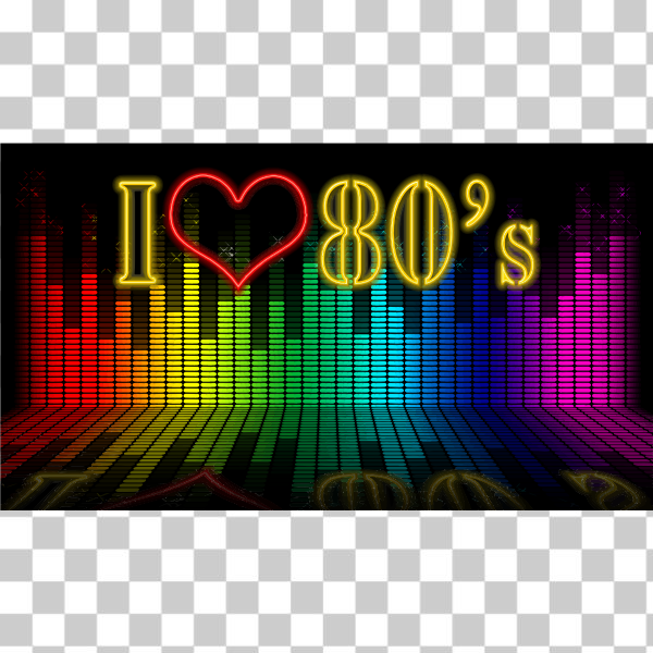 1980s,80s,background,font,graphics,heart,love,magenta,neon,retro,text,Visual effect lighting,Graphic design,Neon sign,svg,freesvgorg
