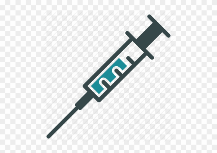 Injection graph medical logo design Royalty Free Vector